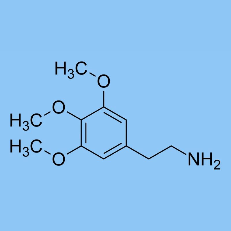 Mescalin Meskalin Strukturformel
