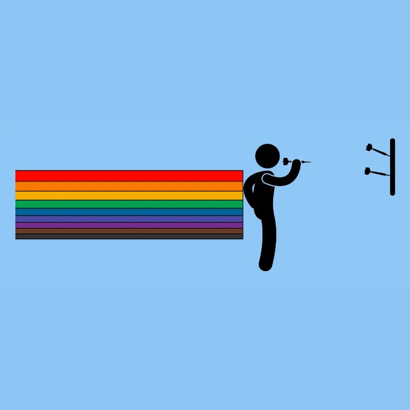 Rainbow Darter – Throw with Pride