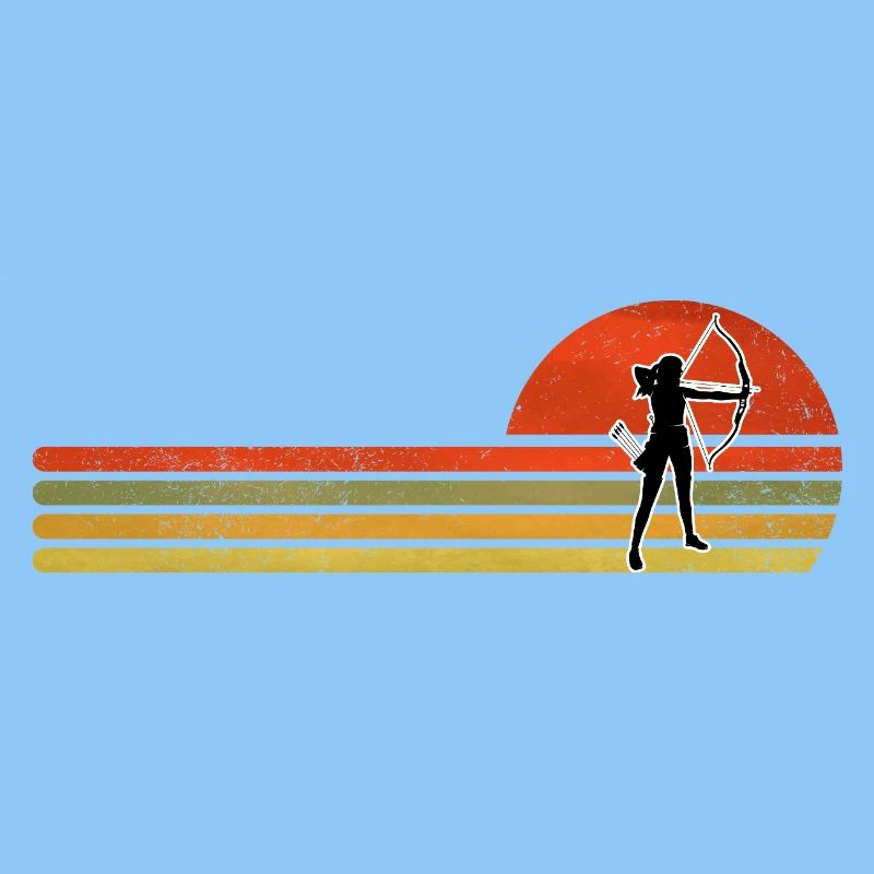 Sunset Archer Retro