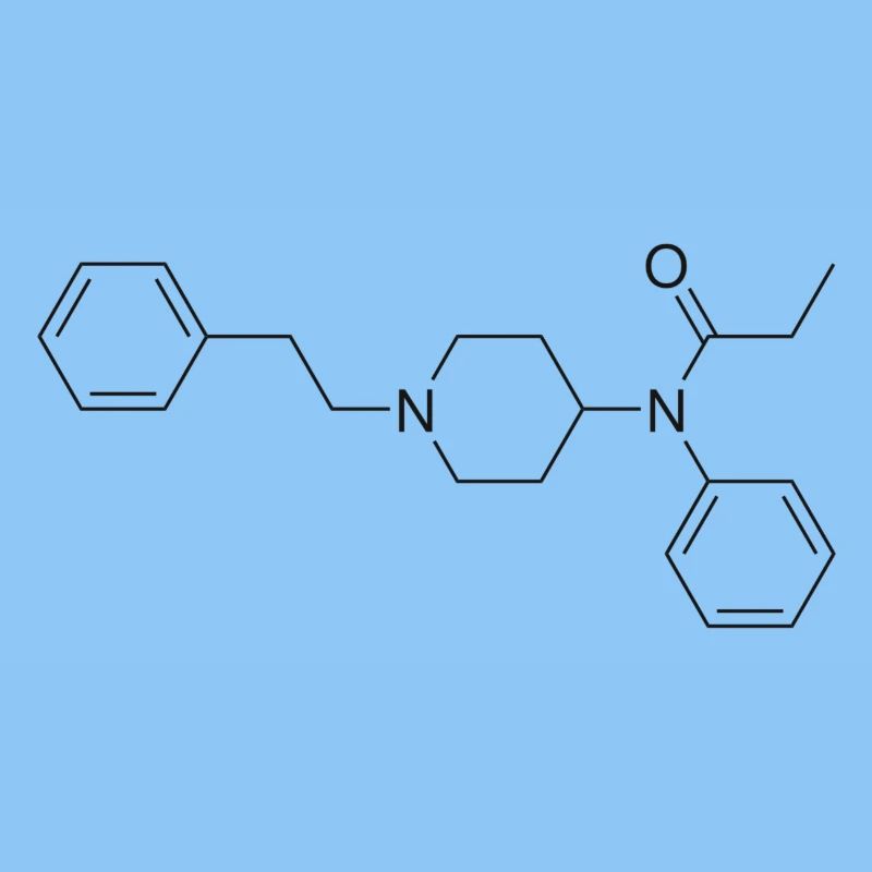 Formule structurale au fentanyl