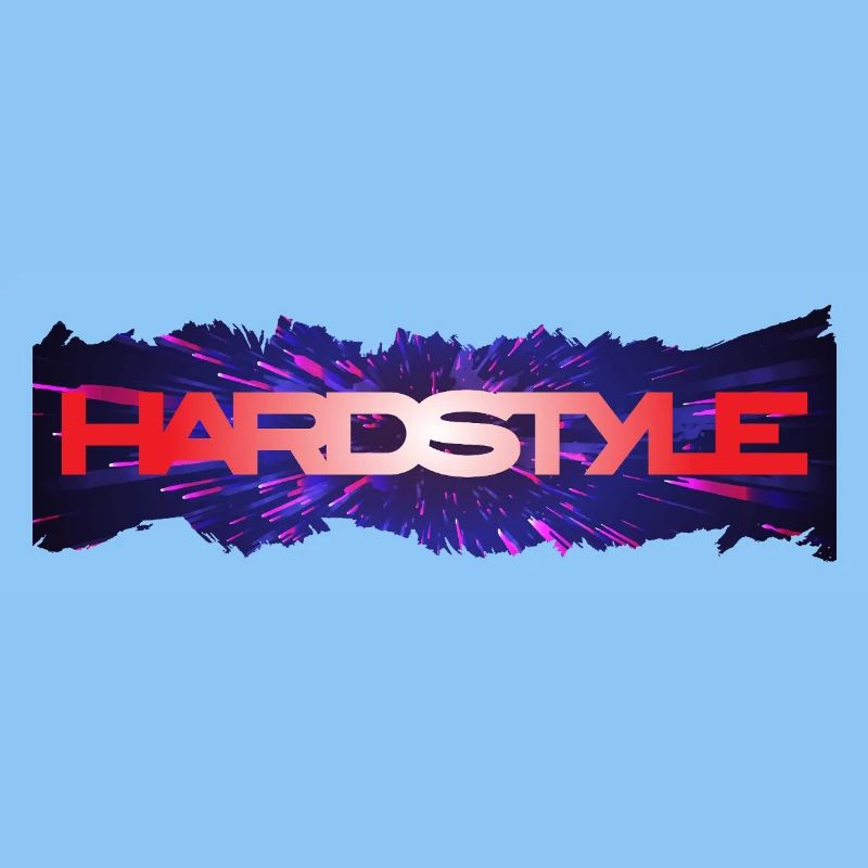 Hardstyle Neon Burst Logo