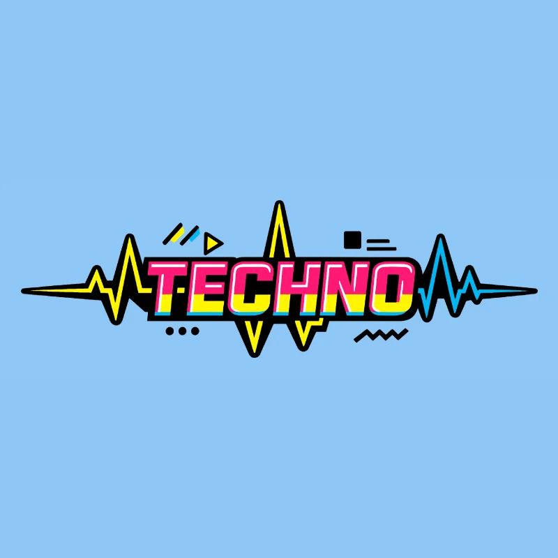 Techno Neon Pulse