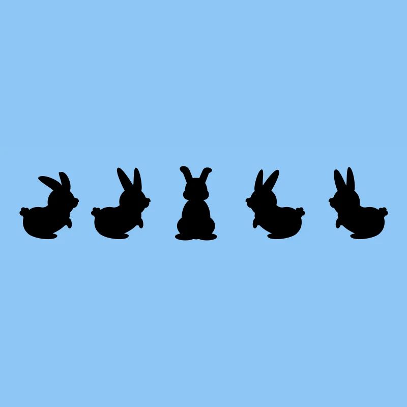five bunnies (1c)