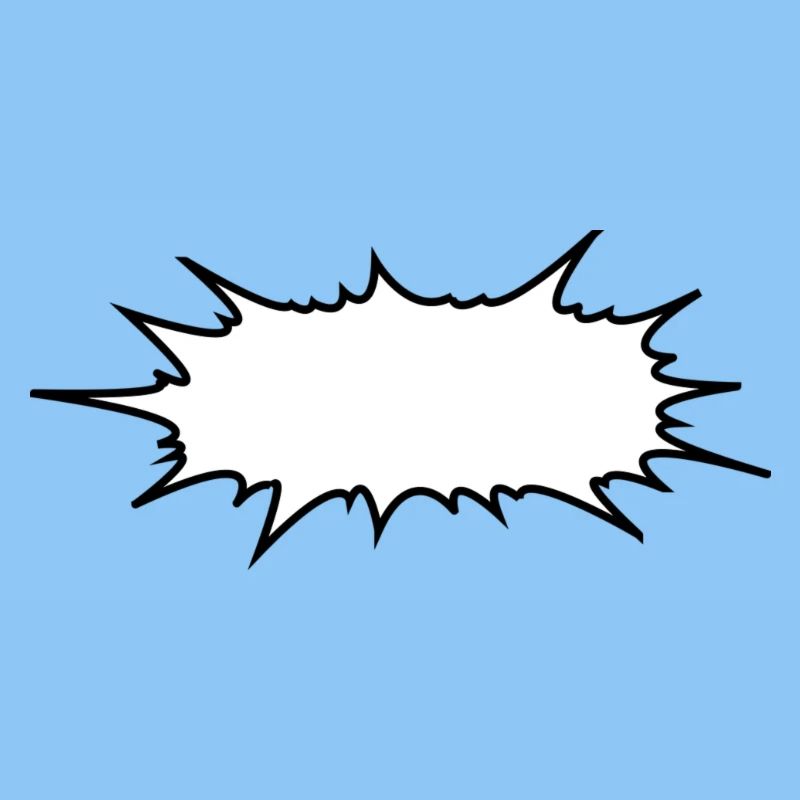 Splash speech bubble
