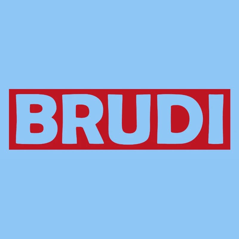 BRUDI Bold Red Logo Tee