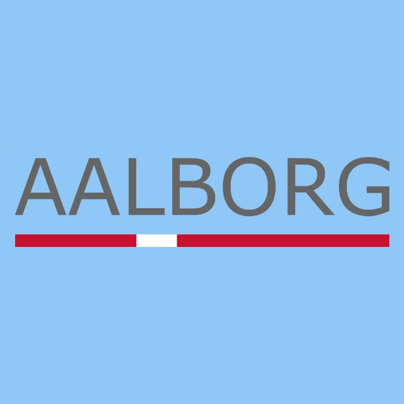 Aalborg - Drapeau du Danemark - Dänemark
