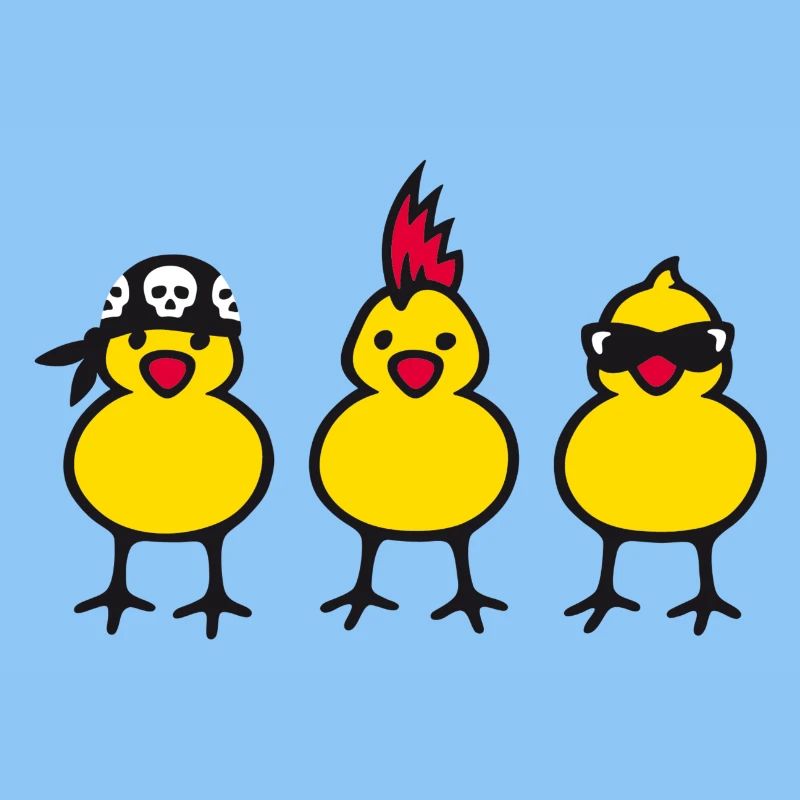 three chicks (b)