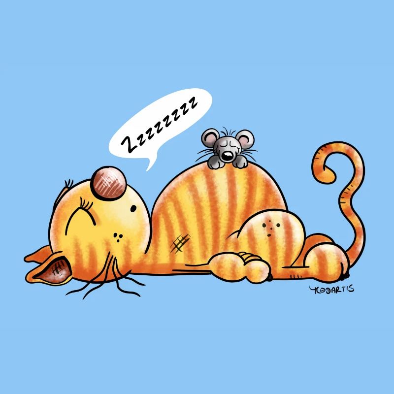 Ronflement chat et souris - Cadeau