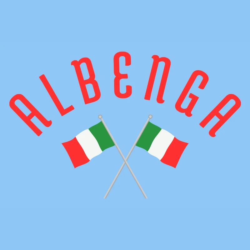 Blason du drapeau italien Albenga