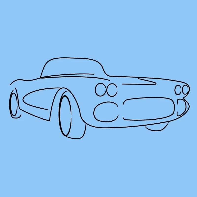 Oldtimer Cabrio Roadster Tribal