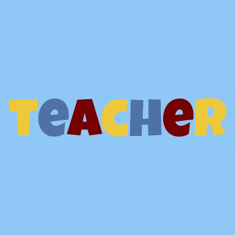 Lehrer bunter Text