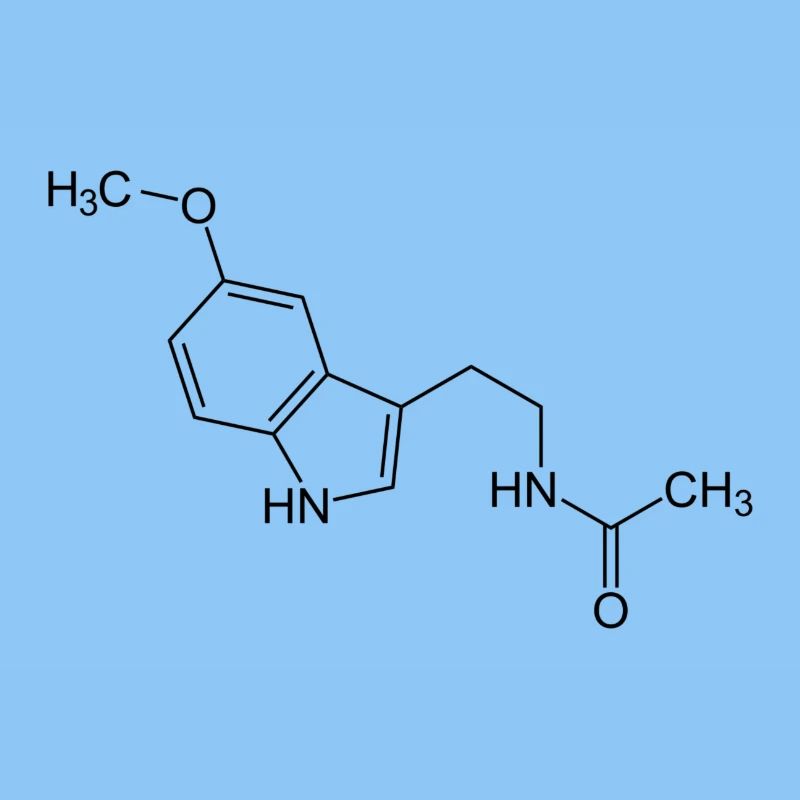 Mélatonine formule structurelle