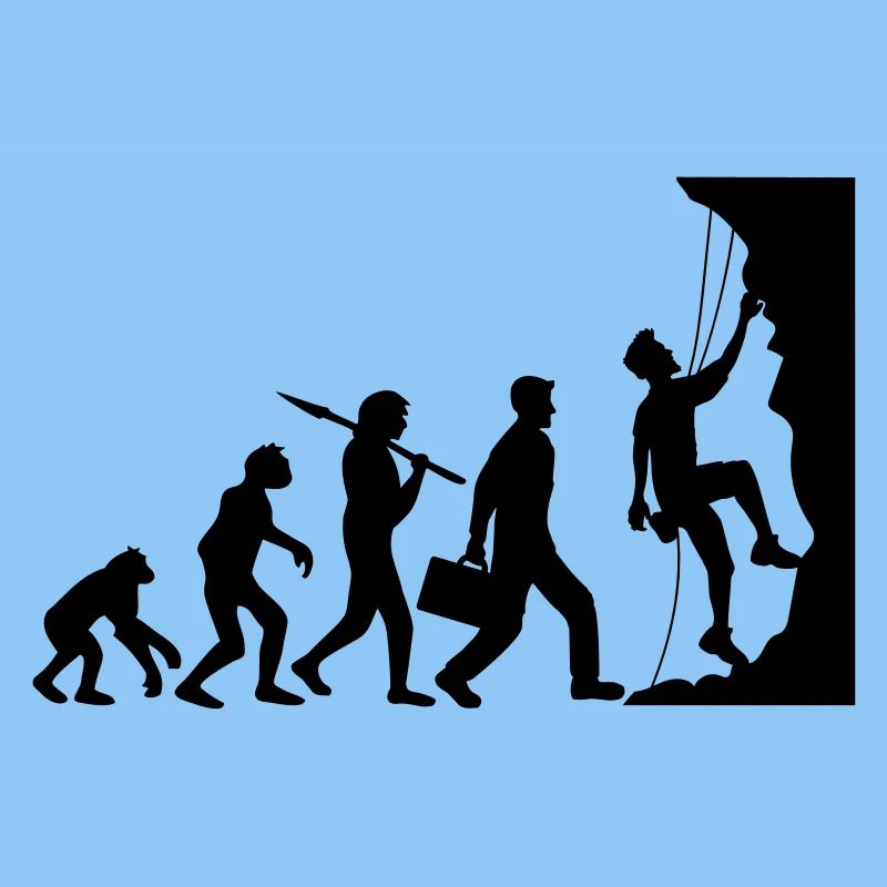 évolution évolution née raide paroi monte