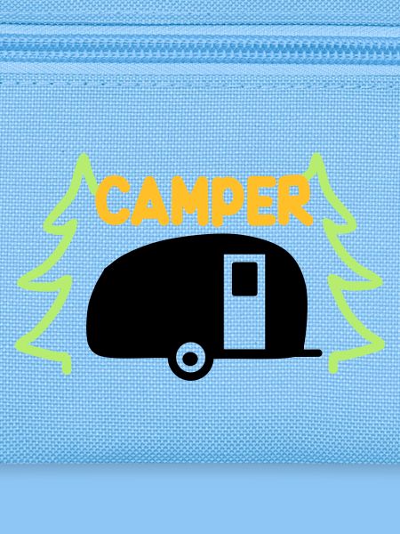 Campeur - prêt pour les vacances