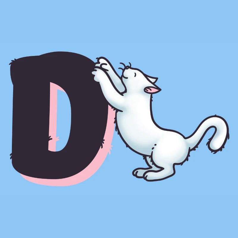 Lettre D du chat