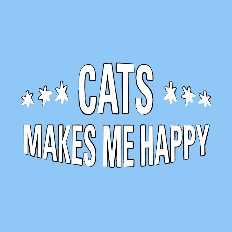 Cats make me happy