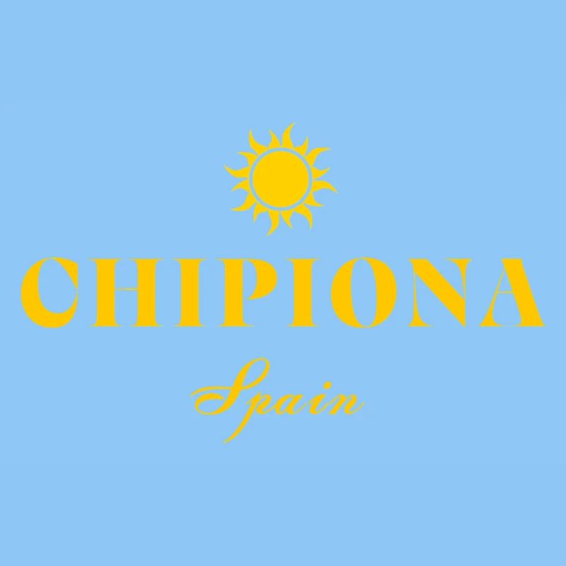 Chipiona Spanien Sonnenemblem