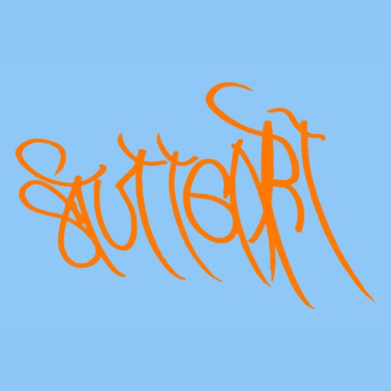 Graffiti Orange Handlettering Stuttgart