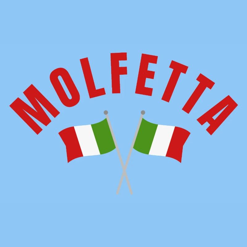 MOLFETTA Italian Flags Cross