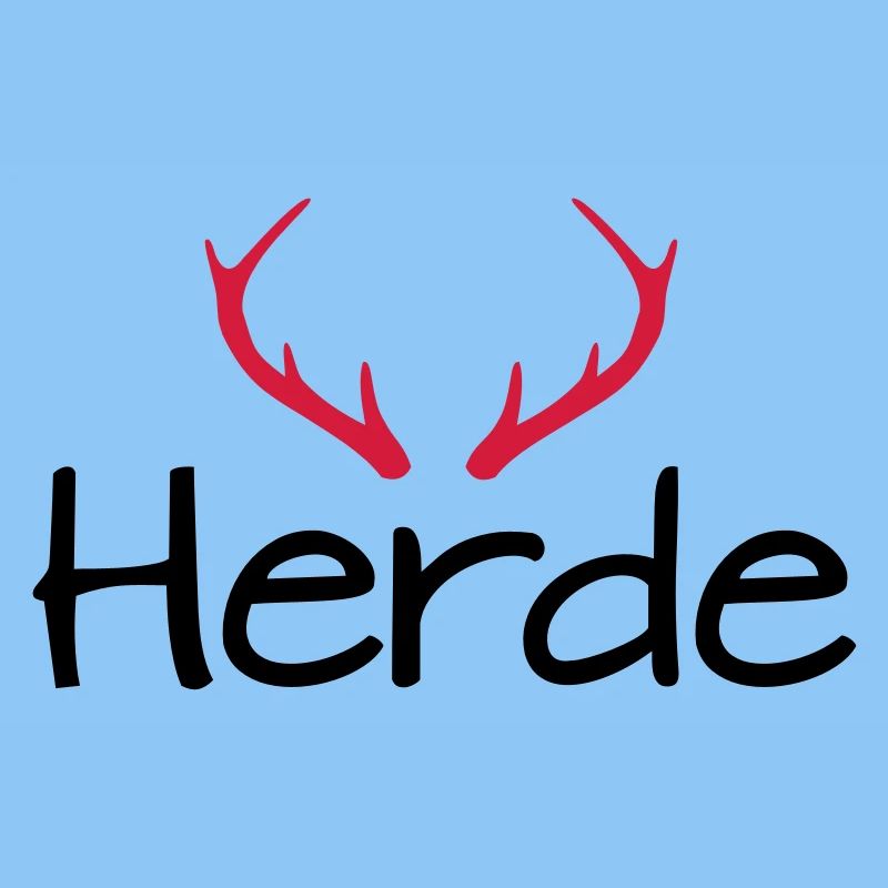 Herde Geweih Hirschgeweih