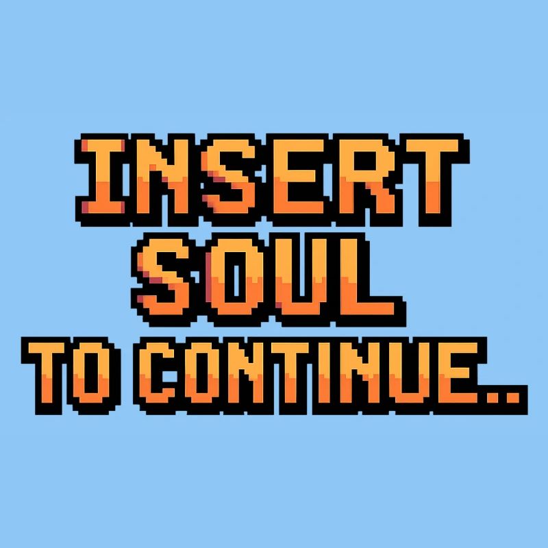 Conception de continuation de l’âme pixélisée