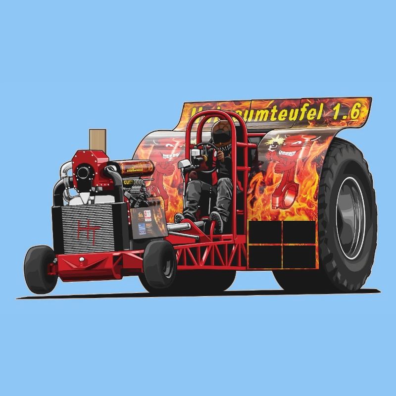Tractor Pulling // Illustration