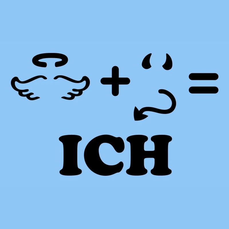 Angel + Devil I = - monochrome