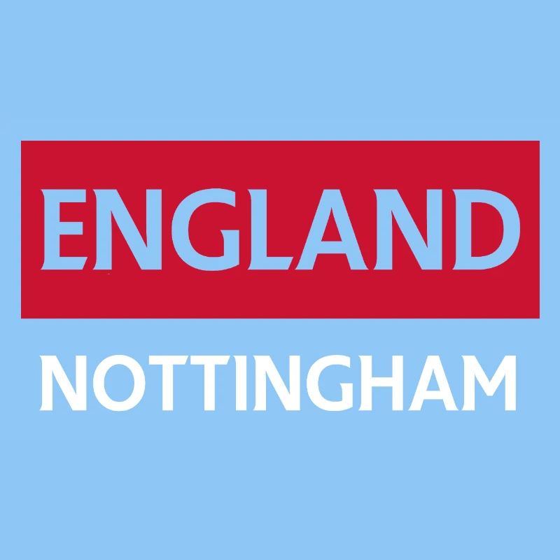 Englisches Nottingham-Emblem-Design