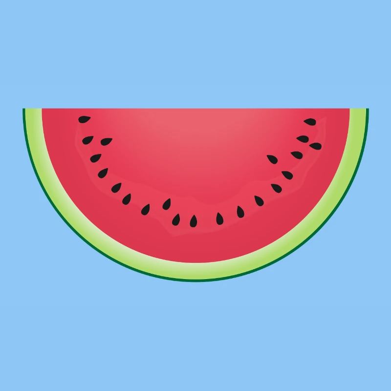 Tranche de pastèque juteuse