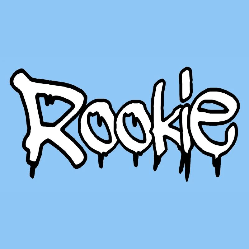 Conception de texte de recrue de style graffiti