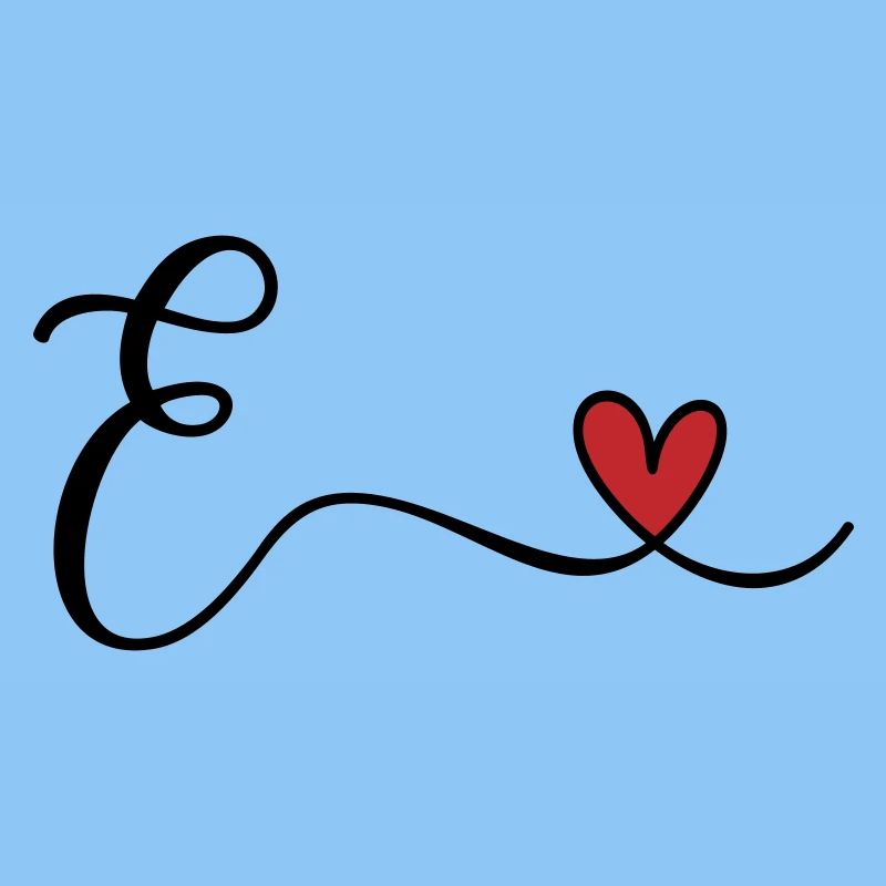 Letter E Monogram