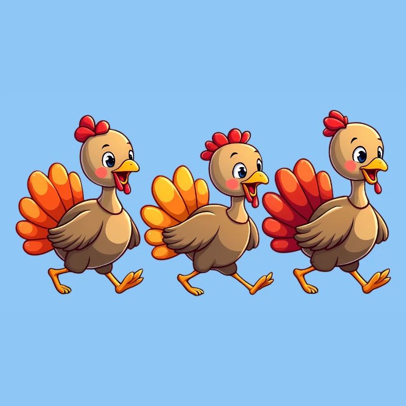 Bébé dinde de Thanksgiving