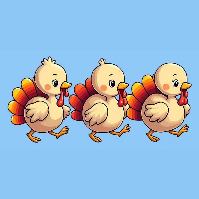 Bébé dinde de Thanksgiving