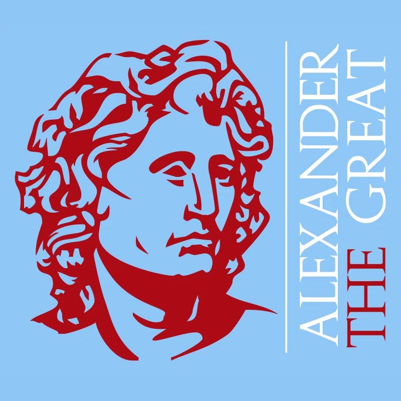 Alexander der Große Rote Büste