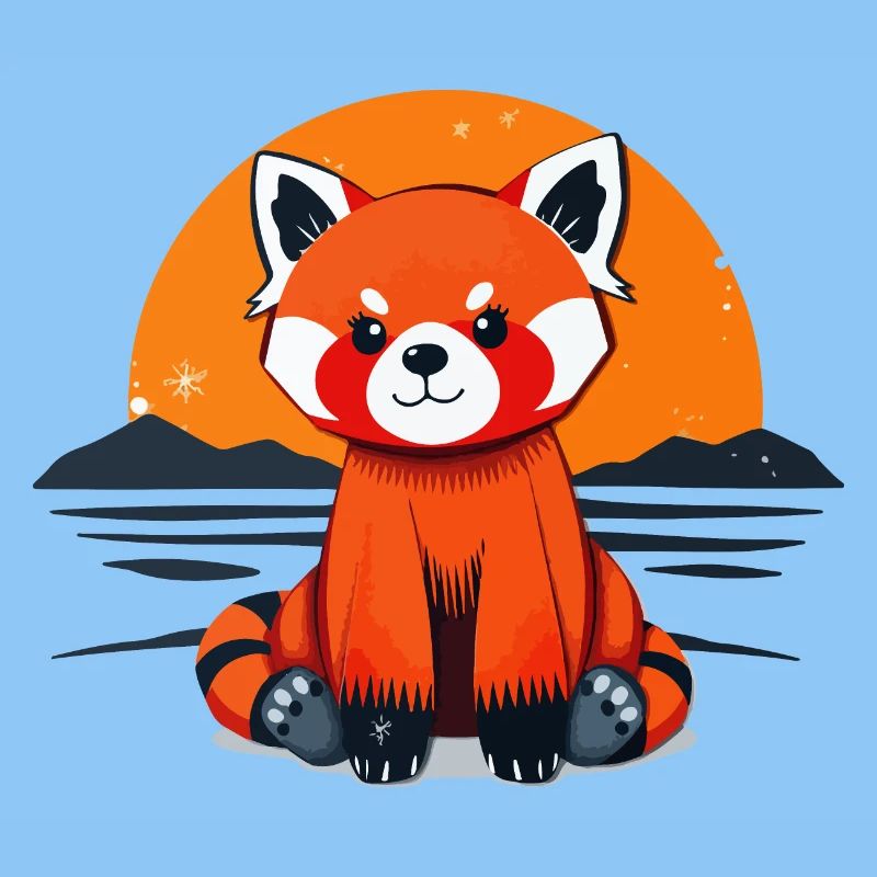 Charmanter Roter Panda