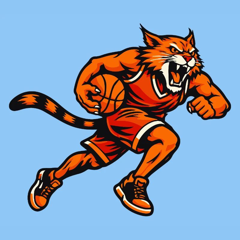 Tiger Hoops Maskottchen
