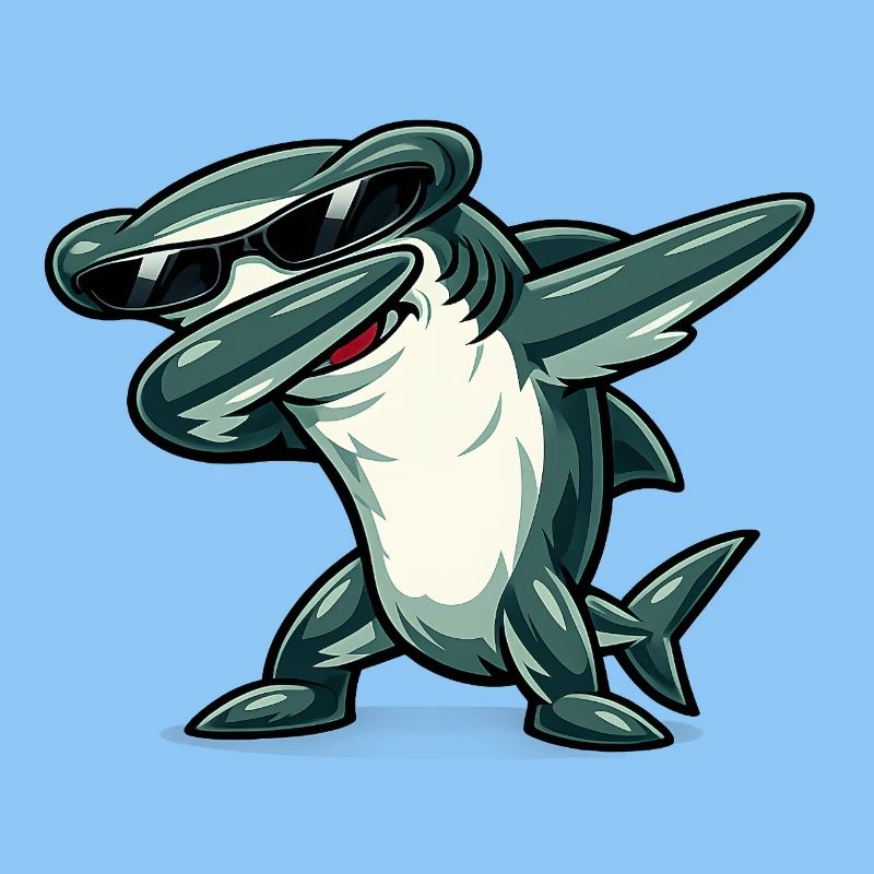 Requin-marteau à dabber