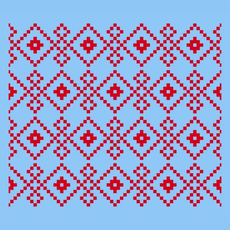 Weihnachtlicher einfarbiger Pullover (rot)