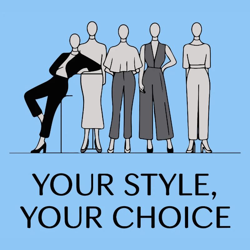 Ensemble d'illustrations de mode monochromes élégantes