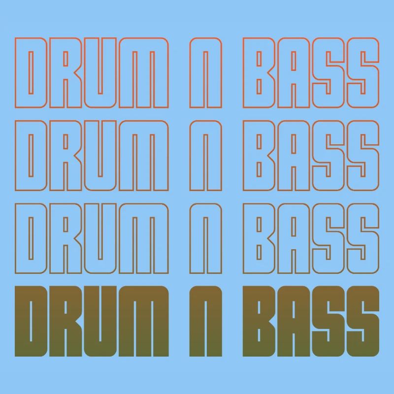 Drum N Bass Gradient Grid