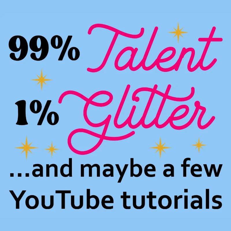 Talent Glitter Étoiles Script