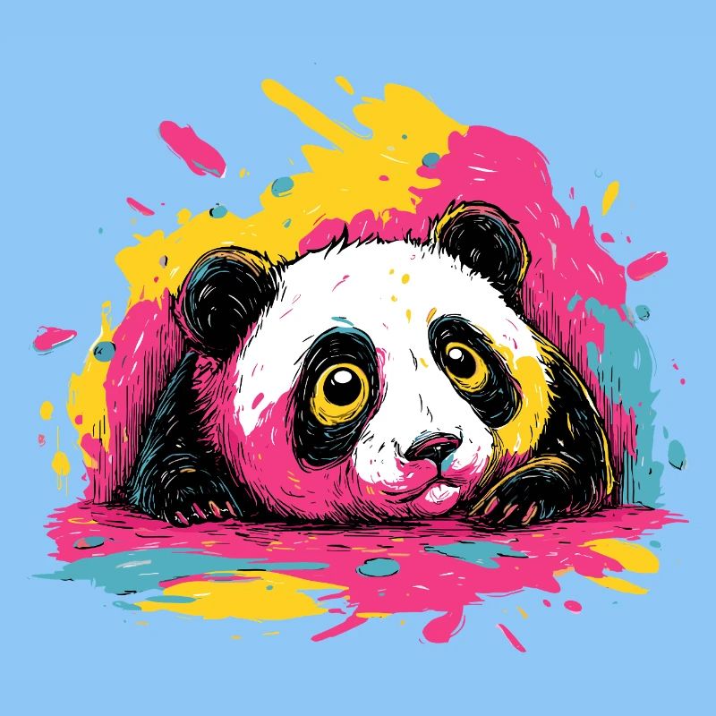Panda Color Splash