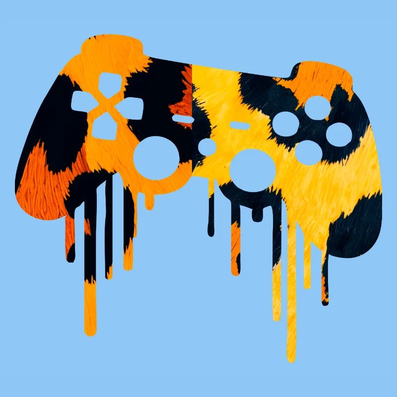 Leopardmuster Gaming player 