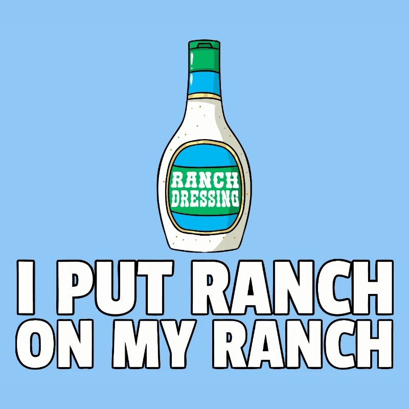 Ranch-auf-Ranch-Flaschen-Zitat