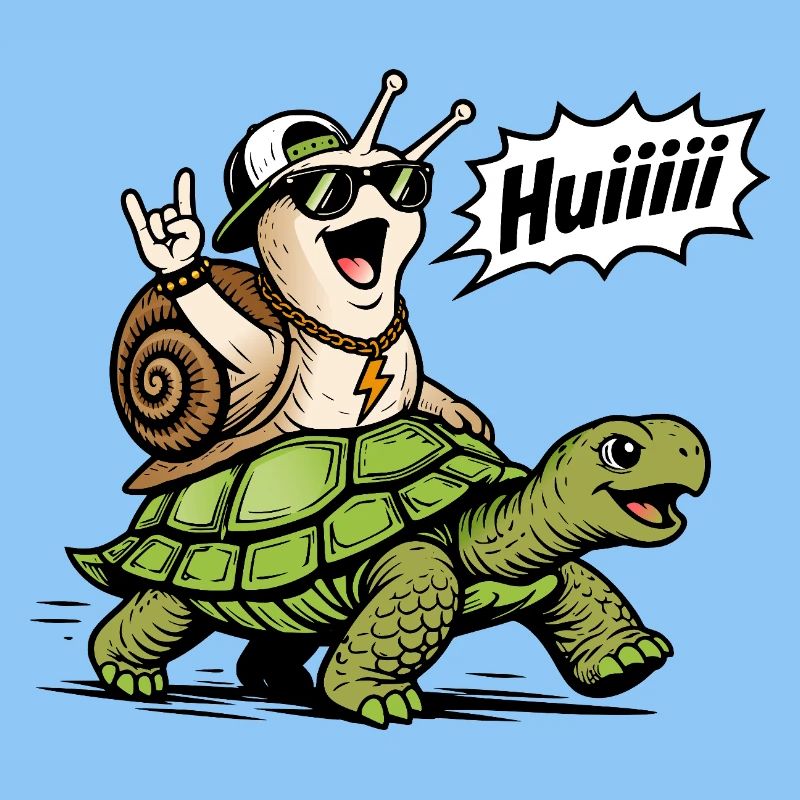 Swift Snail on Turtle