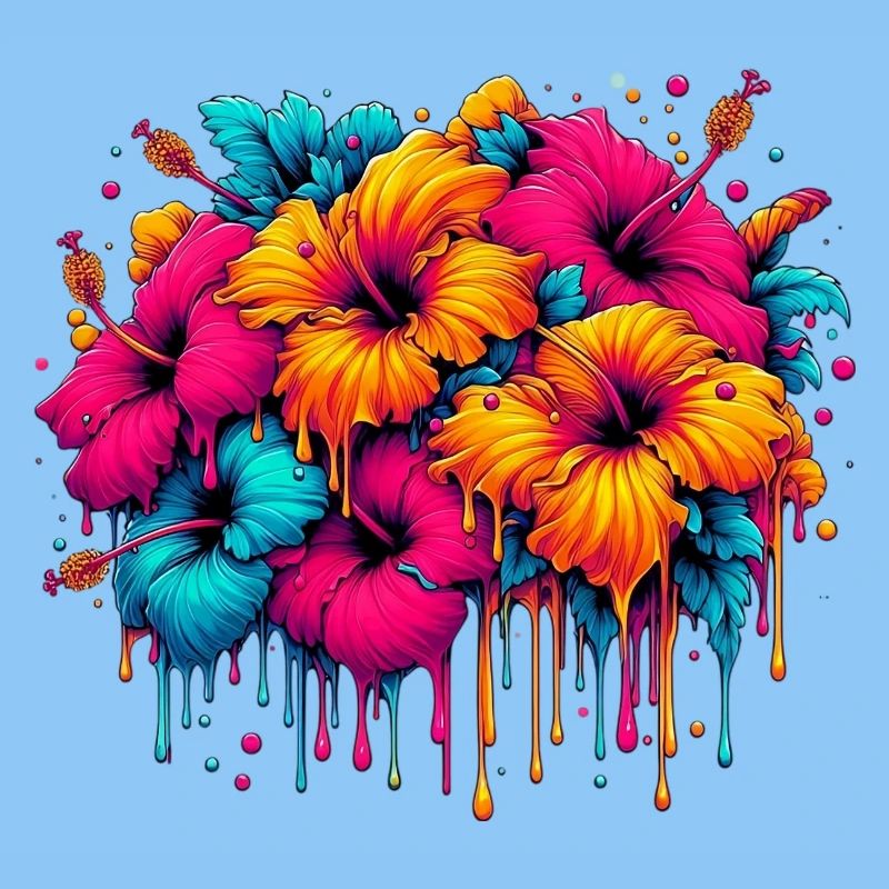Fleurs d’hibiscus