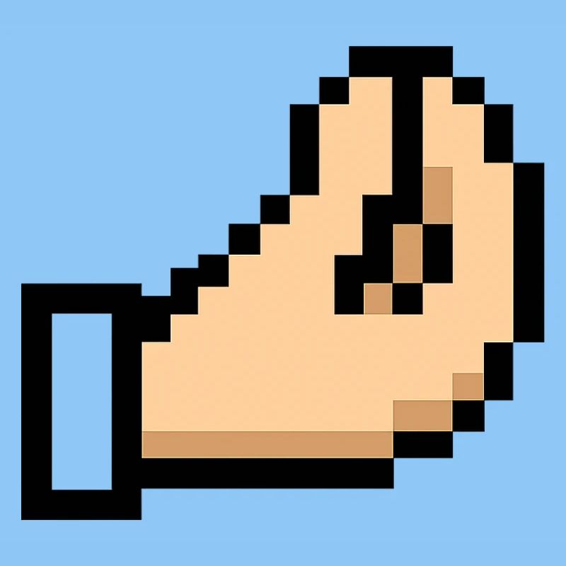 Pixel Hand Cursor Design Italia