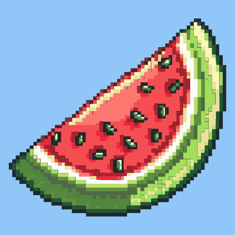 Pixel Wassermelone Slice