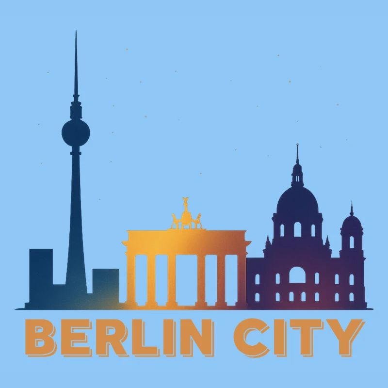 Berlin Skyline Silhouette