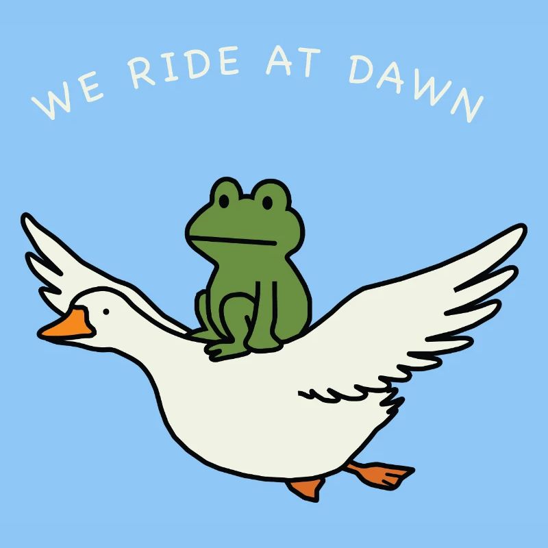 Dawn Ride Frog auf Duck